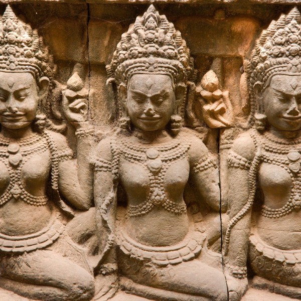 Kvindestatuer, Angkor Wat, Siem Reap, Cambodia