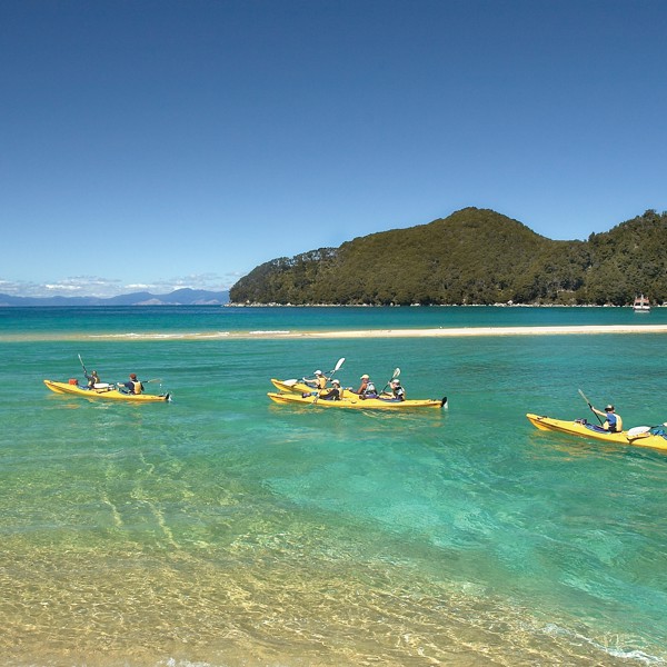 Kajakker, Abel Tasman National Park, Nelson, New Zealand