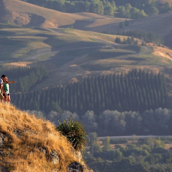 Flot uddsigt, Hawkes Bay, New Zealand