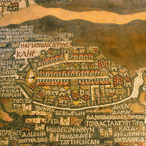 Den store mosaik i Madaba, Jordan