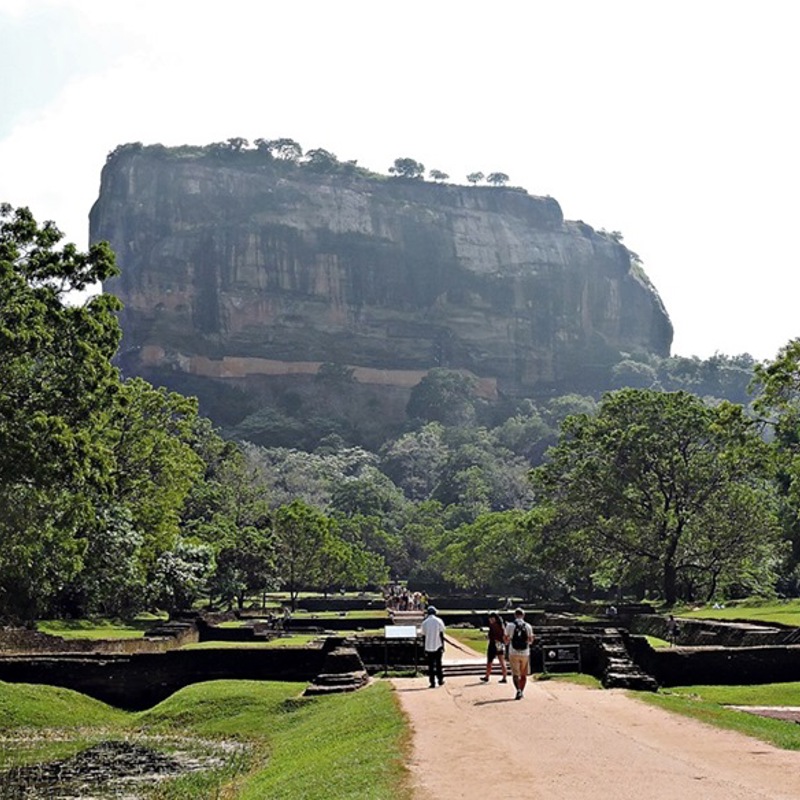 På vej mod Sigiriya, Sri Lanka